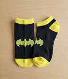 Socks - DC Comics - Batman Logo Black Yellow Ankle Socks (1 Pair)