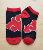 Socks - Naruto - Akatsuki Cloud Red Black Ankle Socks (1 Pair)
