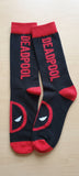 Socks - Marvel - Deadpool Logo Black Red Crew Socks (1 Pair)