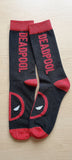 Socks - Marvel - Deadpool Logo Black Red Crew Socks (1 Pair)