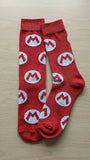 Socks - Super Mario - Mario Logo Red M Pattern Crew Socks (1 Pair)