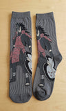 Socks - Naruto - Madara Uchiha Standing Grey Crew Socks (1 Pair)
