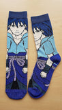 Socks - Naruto - Sasuke Uchiha Blue Outfit Crew Socks (1 Pair)