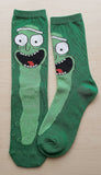Socks - Rick and Morty - Pickle Rick Face Green Crew Socks (1 Pair)