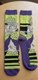 Socks - Dragon Ball - Broly Dynamic Pose Green Crew Socks (1 Pair)