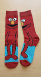 Socks - Sesame Street - Elmo Full Body Red Blue Crew Socks (1 Pair)